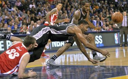 Gasol, Duncan y Leonard.