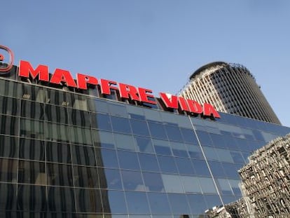 Sede de la compa&ntilde;&iacute;a de seguros Mapfre Vida en Azca, en Madrid.