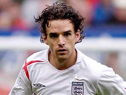 Hargreaves, en un partido con Inglaterra.