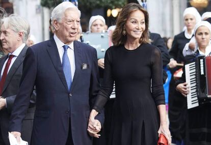Isabel Preysler y Mario Vargas Llosa en los últimos premios Princesa de Asturias en Oviedo. 