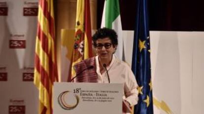 La ministra de Asuntos Exteriores, Unión Europea y Cooperación, Arancha González Laya.