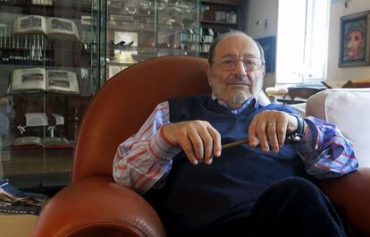 El escritor y fil&oacute;sofo italiano Umberto Eco.