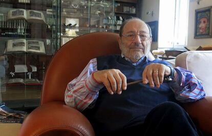 El escritor y filósofo italiano Umberto Eco.