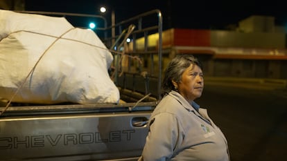 Chiarra Negrello, recicladora, en Quito (Ecuador), en 2019.