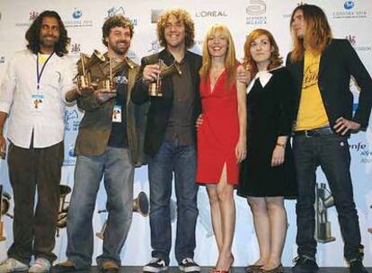 El grupo madrileño Dover, en la XI edición de los Premios de la Música