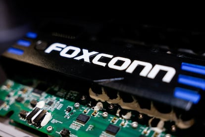 Una aparato electrónico de Foxconn.