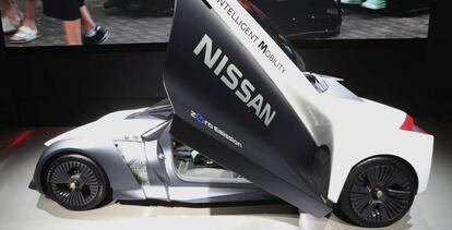 Exposici&oacute;n en el CES de Las Vegas del Nissan Blade Glider.