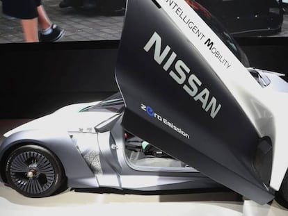 Exposici&oacute;n en el CES de Las Vegas del Nissan Blade Glider.