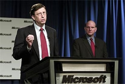 Bill Gates, durante la rueda de prensa en la que explicó el pacto alcanzado con el Gobierno.