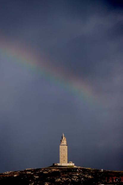 La torre de Hércules, el pasado 2 de noviembre.