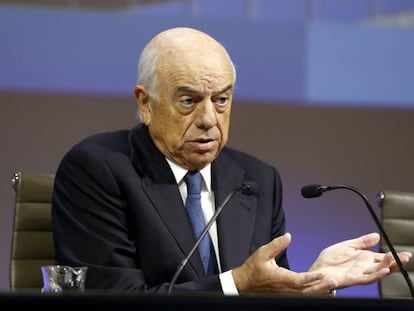 El presidente del BBVA, Francisco González