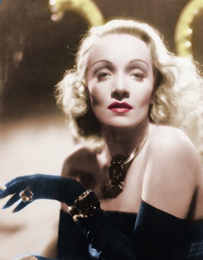 Marlene Dietrich.