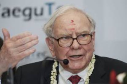 En la imagen, el multimillonario inversor Warren Buffett. EFE/Archivo