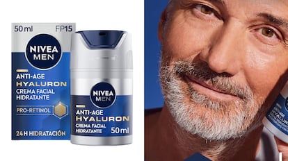 nivea men hyaluron crema hidratante antiedad fp15 en oferta