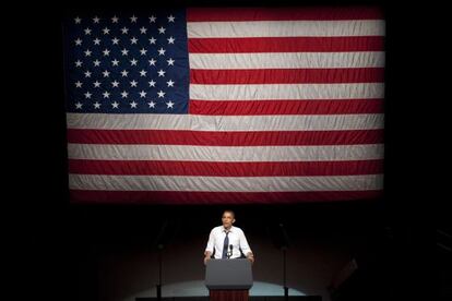 Obama, durante un discurso en California, el 23 de julio. 