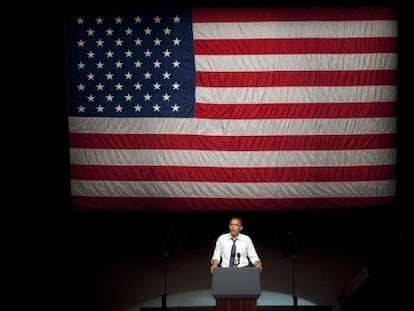Obama, durante un discurso en California, el 23 de julio. 