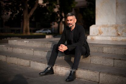 Andrés Estefane en Santiago, el 11 de abril.