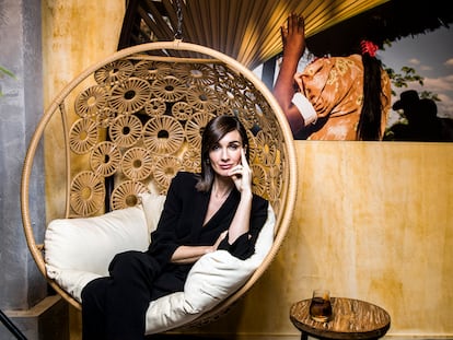 La actriz Paz Vega, en ARCO, el miércoles.