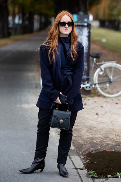 Libby Page. El tono es bastante popular en el mundo de la moda. Lo demuestra la compradora de Net-a-porter, Libby Page, pero también el cabello de la crítica Vanessa Friedman o, en su versión más saturada, el de Taylor Tomasi Hill.