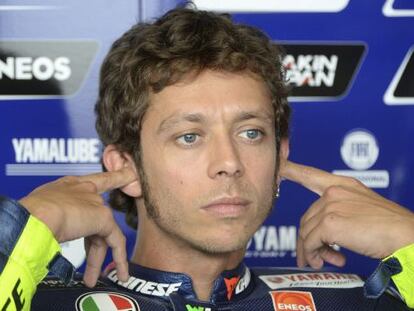 Rossi, en Sachsenring.