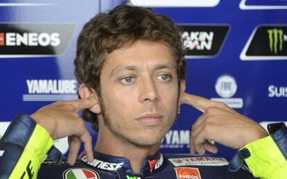 Rossi, en Sachsenring.