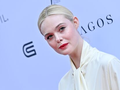 Elle Fanning en los Premios Anuales de Moda de Los Ángeles del Daily Front Row el 23 de abril de 2023 en Beverly Hills (California).