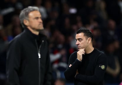 Luis Enrique y Xavi