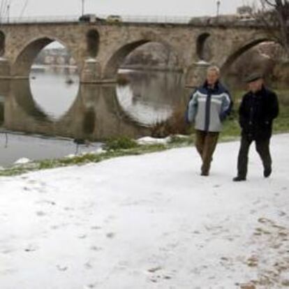 El temporal ha dejado imágenes como ésta en Zamora