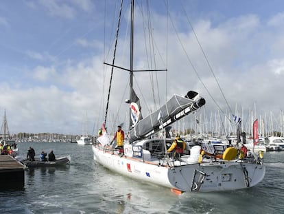 Didac Costa se dispone a retomar la salida de la Vend&eacute;e Globe,