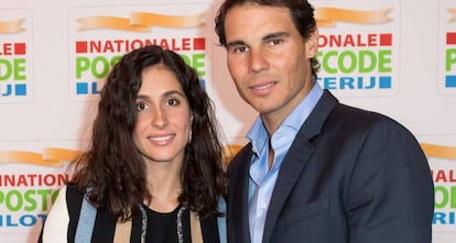 Rafa Nadal y Xisca Perelló, en Ámsterdam, en febrero de 2018.