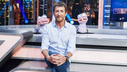 Pablo motos y las hormigas en el plat&oacute; de &#039;El hormiguero&#039;.