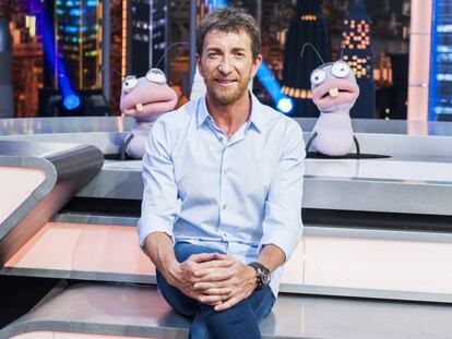 Pablo motos y las hormigas en el plat&oacute; de &#039;El hormiguero&#039;.