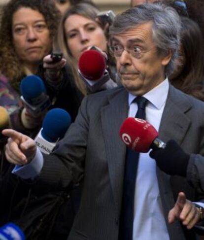 Trías, el 6 de febrero, cuando declaró ante el fiscal.