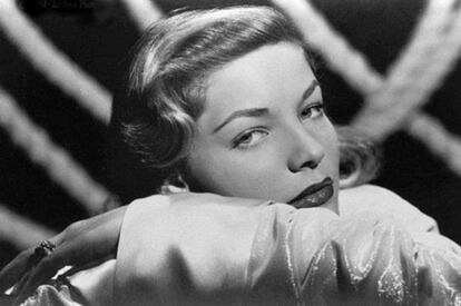 Lauren Bacall em uma cena de 'Uma Aventura na Martinica’, de Howard Hawks.