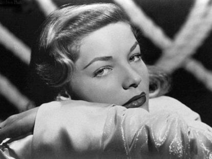 Lauren Bacall em uma cena de 'Uma Aventura na Martinica’, de Howard Hawks.