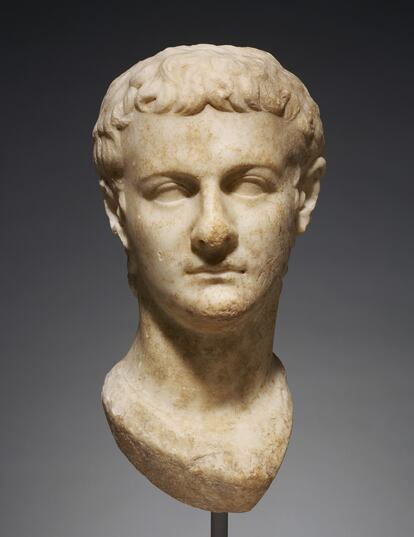 Cabeza del emperador Calígula.