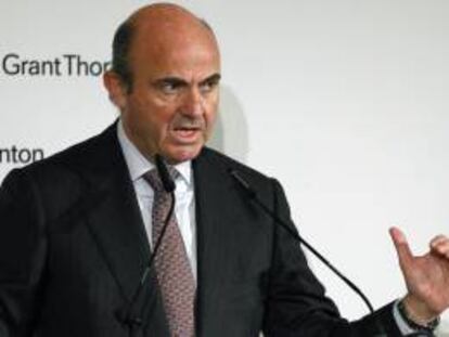 El ministro de Economía y Competitividad, Luis de Guindos. EFE/Archivo