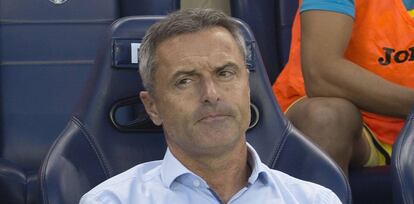 Fran Escribá, durante un partido del Villarreal.