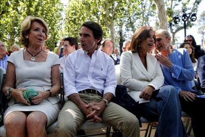 Aguirre, Aznar, Botella i Cifuentes, aquest diumenge a Madrid.