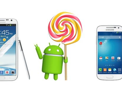 Confirmado: el Samsung Galaxy Note 2 y el Galaxy S4 tendrán Android Lollipop