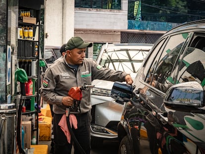 Gasolinería en Ciudad de México, el 19 de marzo.