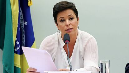 Cristiane Brasil, em Brasília.