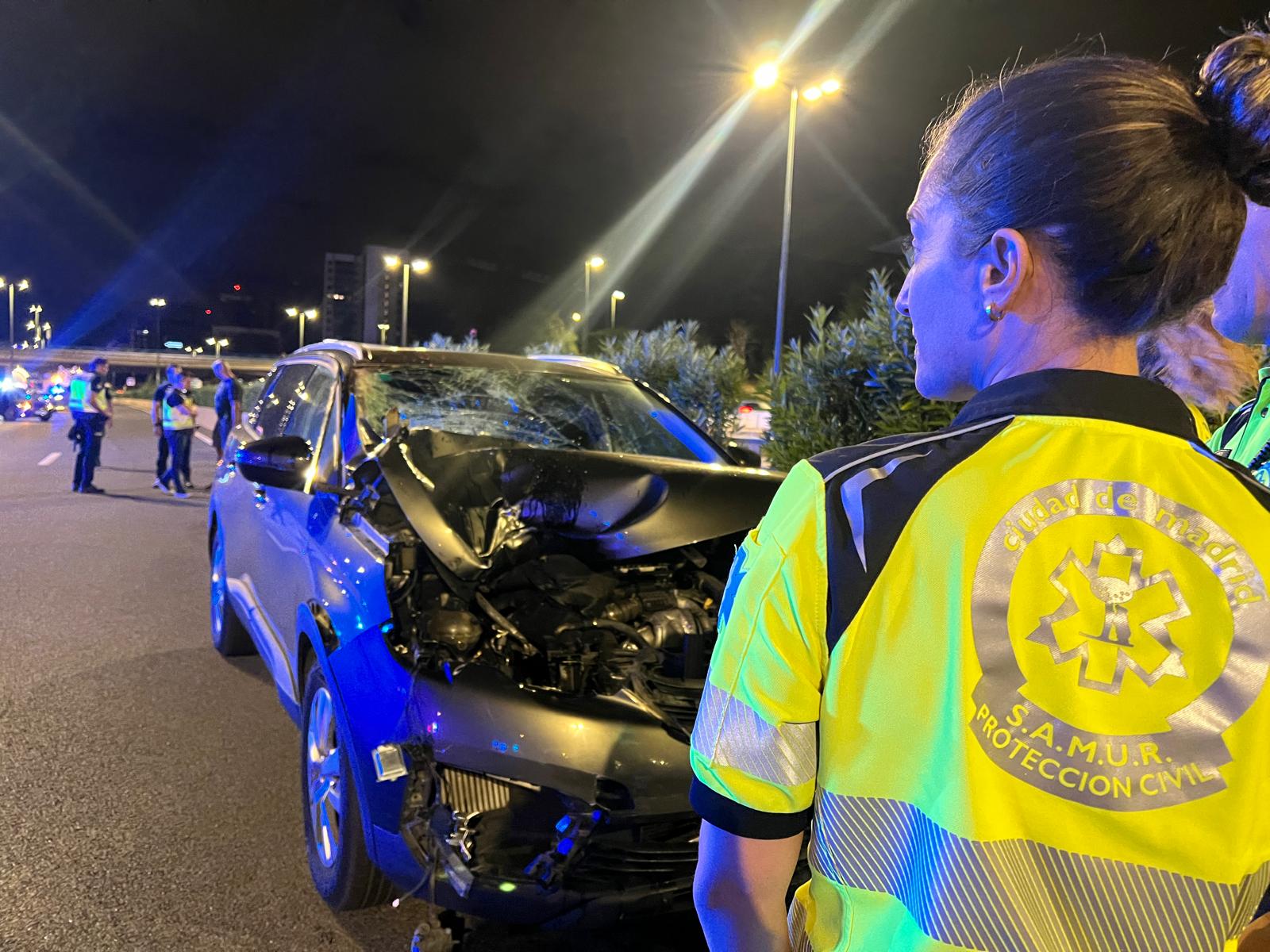 Muere un hombre que estaba siendo perseguido por la policía al ser arrollado en los carriles centrales de la M-30 