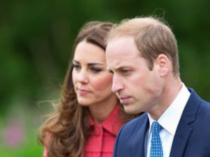 Guillermo de Inglaterra y su mujer, Kate Middleton.