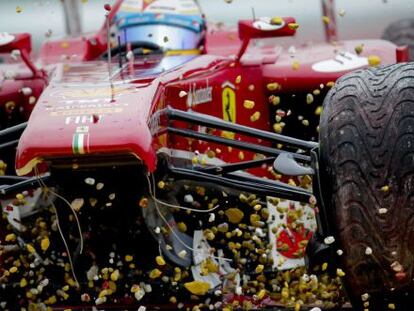 El accidente de Fernando Alonso en Malasia.