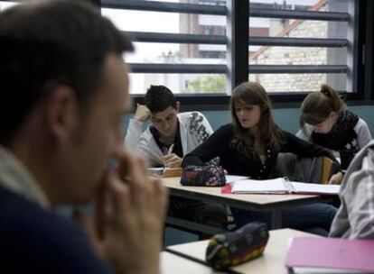 Un fotograma de la película francesa <i>La clase. </i>