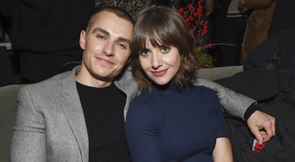 Dave Franco y Alison Brie durante la promoción de 'The Little Hours', en el Festival de Cine de Sundance, a finales de enero de 2017.