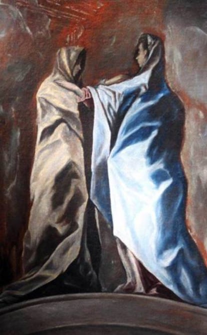 The work ‘The Visitation,’ presented at the El Greco Museum in Toledo.