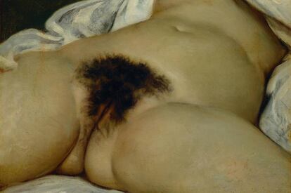 &#039;El origen del mundo&#039;, de Gustave Courbet. 