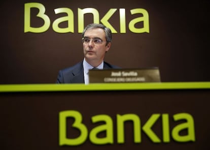 El consejero delegado de Bankia, Jos&eacute; Sevilla. EFE/Archivo